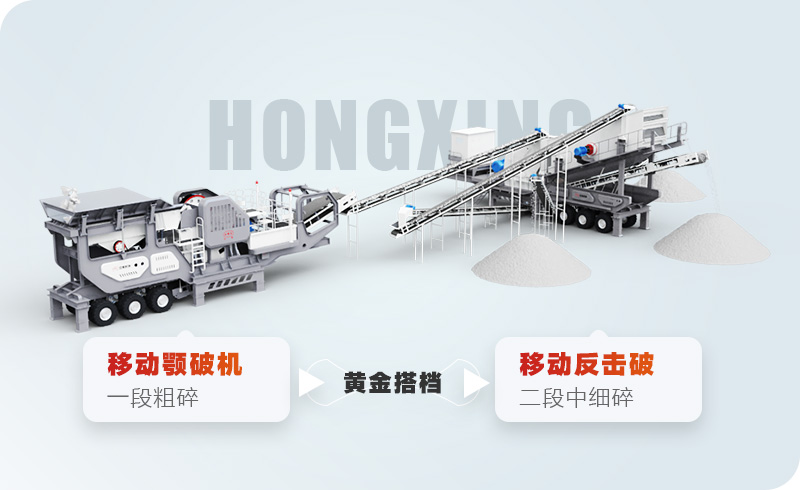 靈活現(xiàn)場(chǎng)，可自由專(zhuān)場(chǎng)的巖石移動(dòng)破碎站全圖