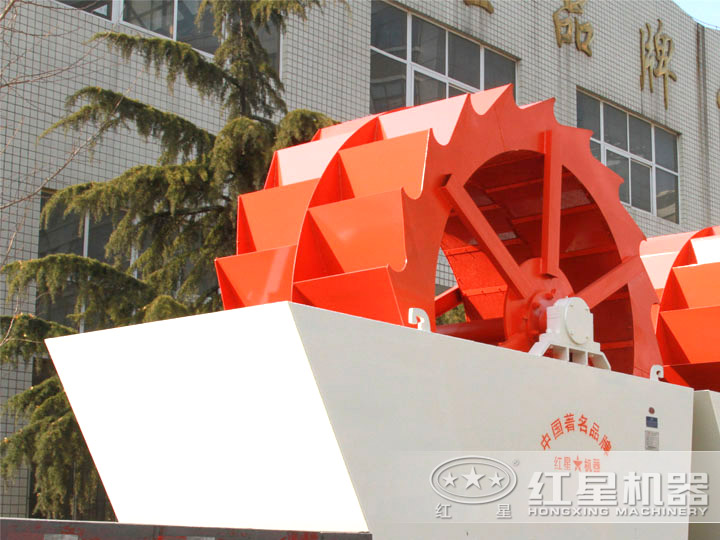 雙輪輪斗式洗砂機(jī)，產(chǎn)量50-100t/h